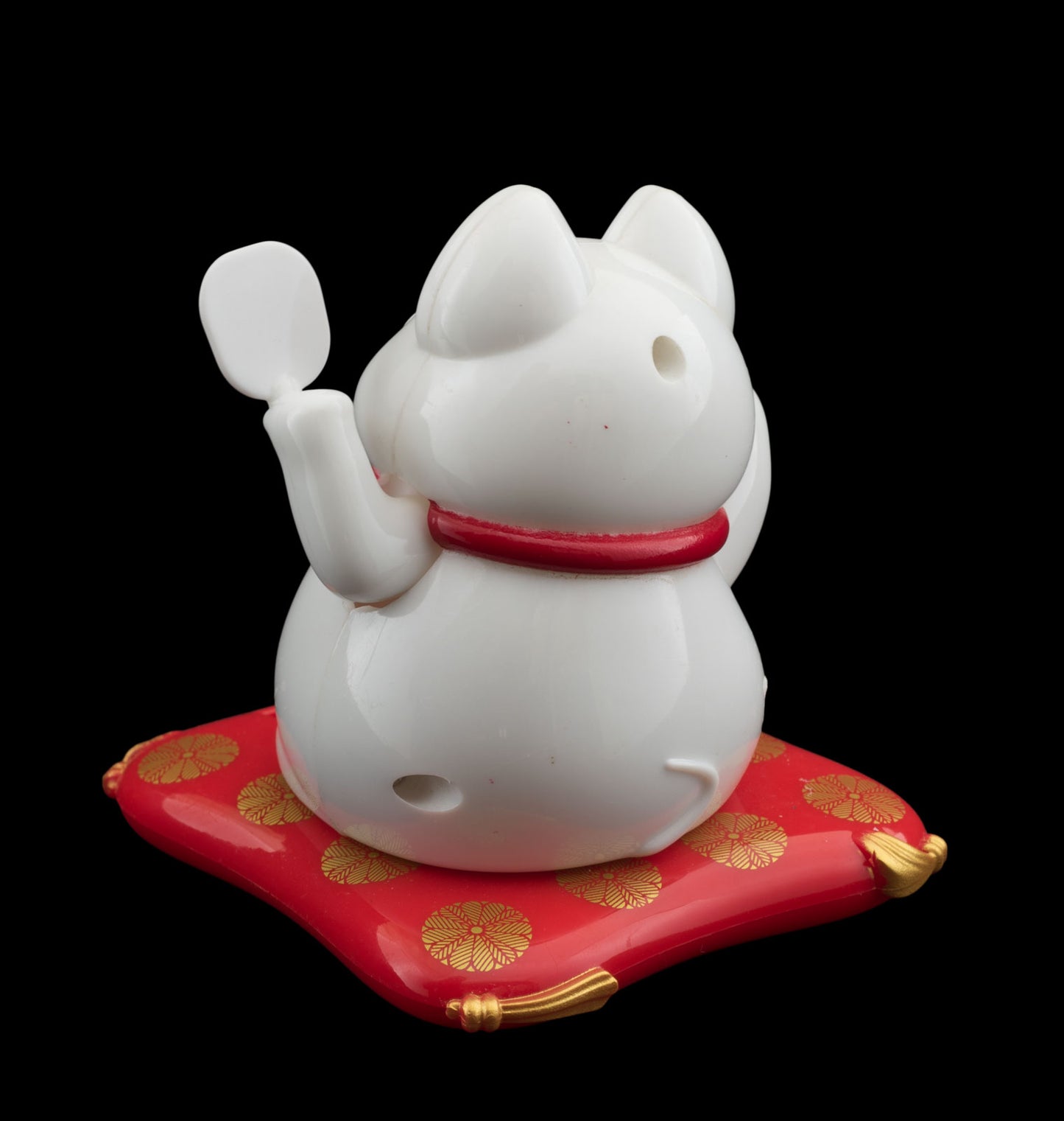 Cochon Blanc Solaire – Figurine Animée de Style Maneki Neko