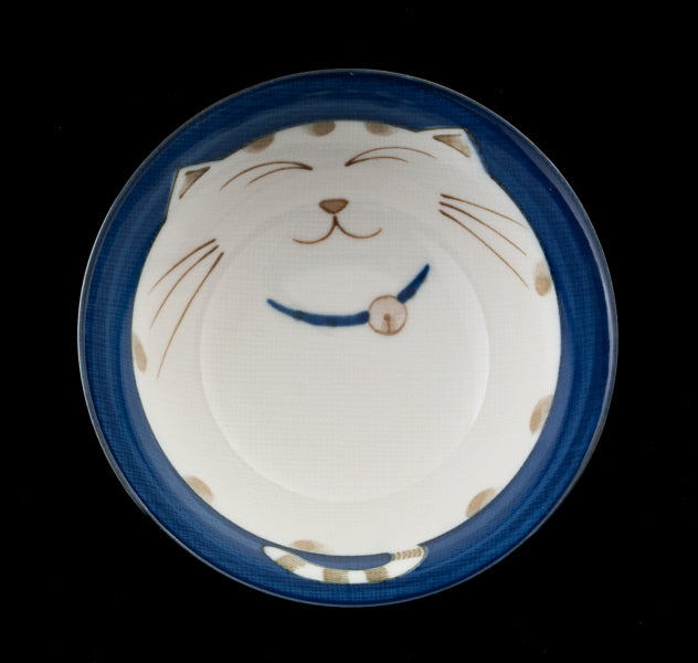 Bol à Riz Japonais Maneki Neko en Porcelaine – Fabriqué au Japon - 11,5 - 12,8 - 15 cm