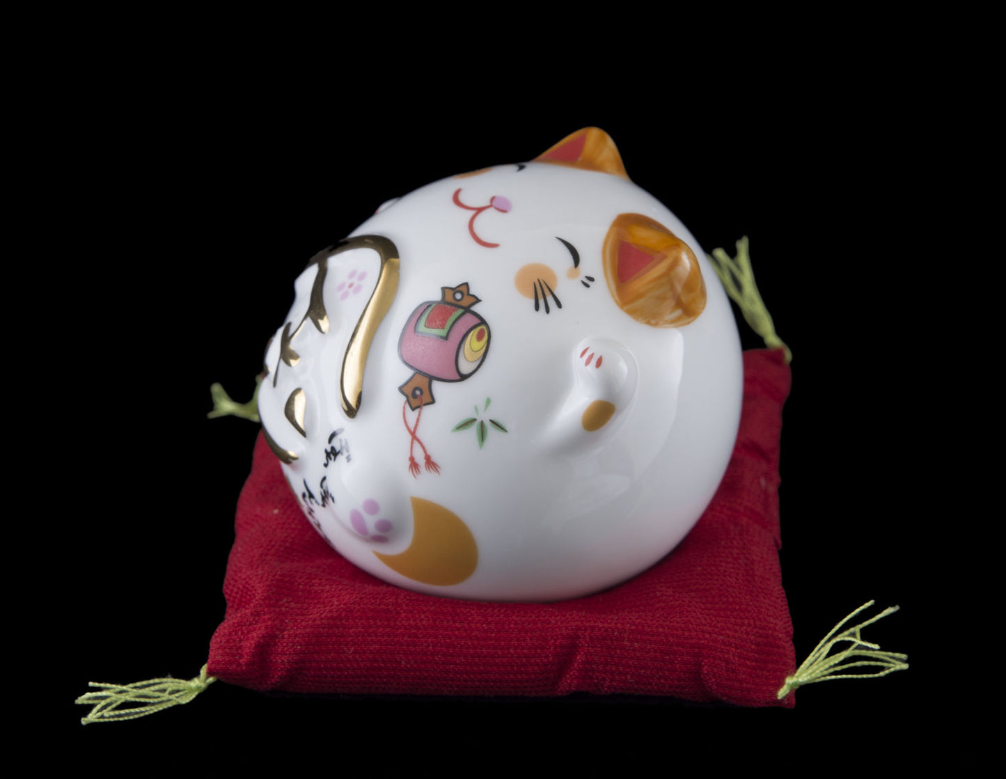 Figurine Chat Japonais Maneki-neko Bobtail aux Oreilles Marron – Série Limitée 6 cm