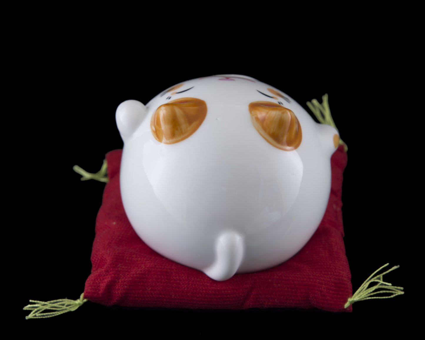 Figurine Chat Japonais Maneki-neko Bobtail aux Oreilles Marron – Série Limitée 6 cm