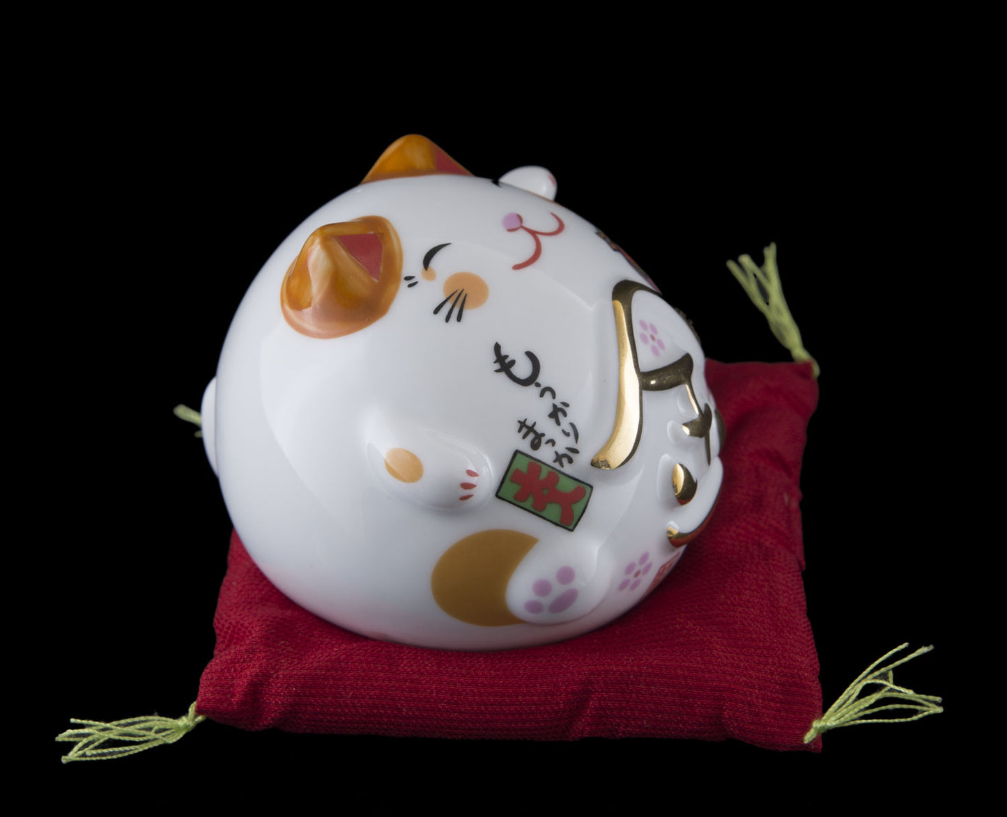 Figurine Chat Japonais Maneki-neko Bobtail aux Oreilles Marron – Série Limitée 6 cm