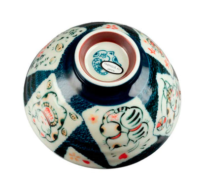 Bol Japonais Maneki Neko en Céramique – Fabriqué au Japon