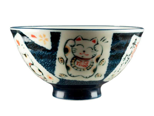 Bol Japonais Maneki Neko en Céramique – Fabriqué au Japon