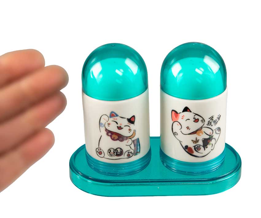 Set Salière et Poivrier Chat Maneki Neko