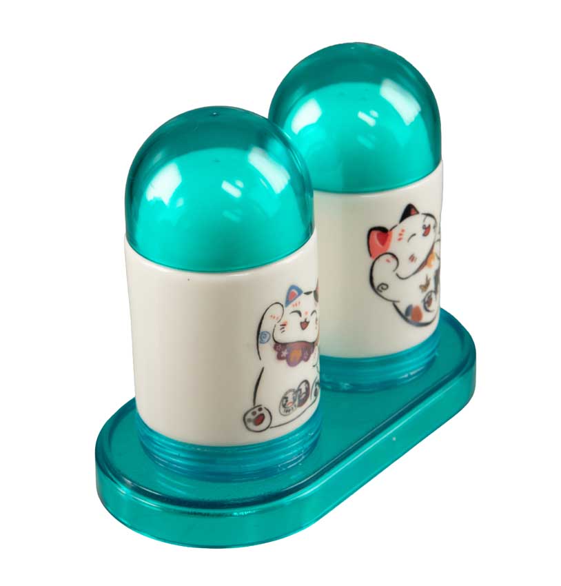 Set Salière et Poivrier Chat Maneki Neko