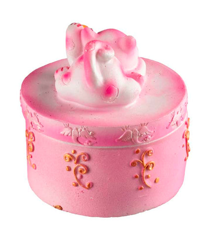 Petite boîte Maneki-Neko Rose en Résine – Figurine Chat Décoratif