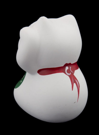 Figurine Chat Japonais Bobtail Maneki-Neko en Polyrésine – Décoration Kawaii 6,5 cm