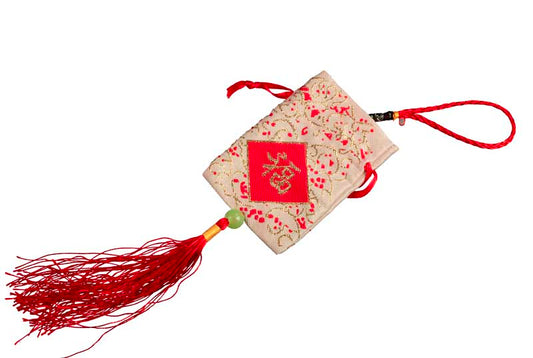 Omamori Japonais Rouge – Talisman Porte-Bonheur Traditionnel