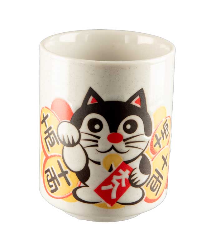 Mug Japonais Maneki Neko en Céramique – Fabriqué au Japon