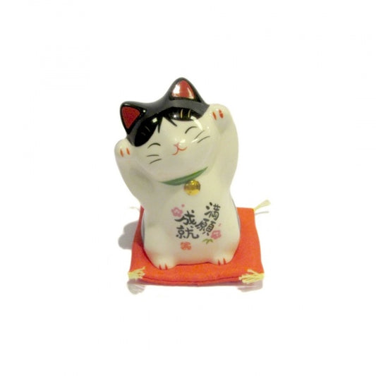 Figurine Chat Japonais Maneki-neko Bobtail Blanc de Collection – Série Limitée 7,5 cm (Copie)
