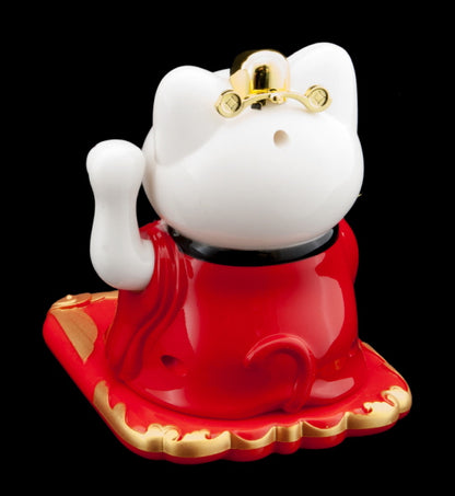 Chat Japonais Maneki Neko  – Figurine Solaire Animée