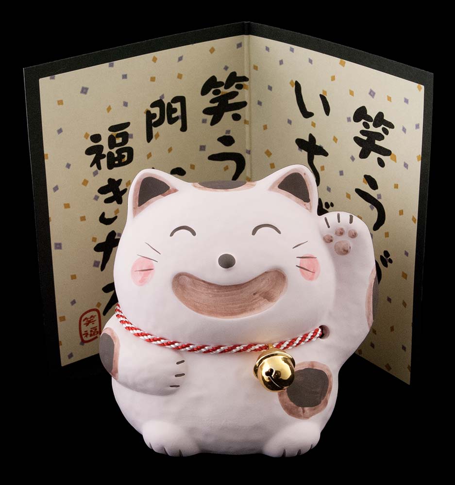 Statuette Maneki-neko – Chat Japonais Décoratif 9,5 cm